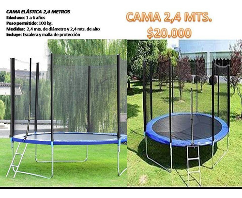 Imagen 4 de 4 de Arriendo Camas Elásticas (sólo Comunas Dadas En Descripción)