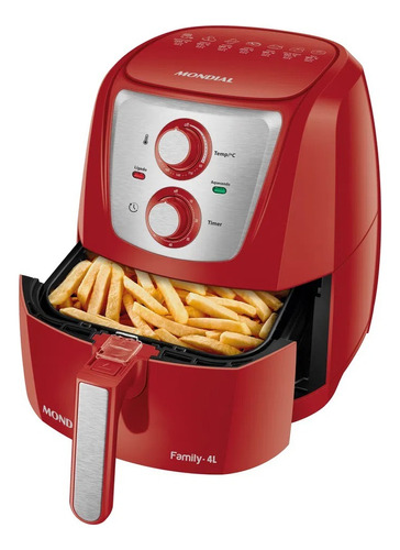 Fritadeira Eletrica Air Fryer Mondial Afn 40 Tri 4l Sem Oleo