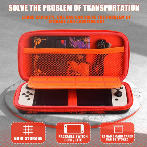 Kit De Funda Para Nintendo Switch Oled Con Accesorios