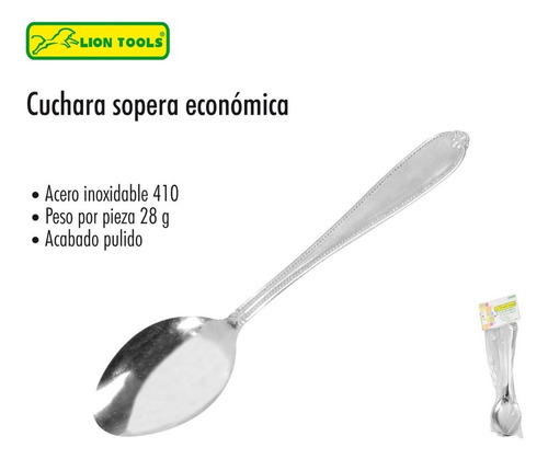 A Set De 24 Cucharas Sopera Acero Inoxidable Crom
