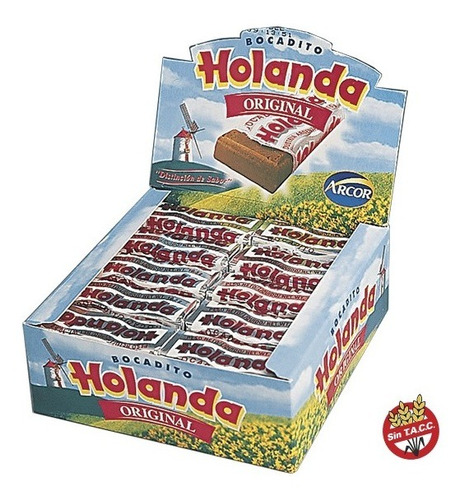 Oferta! Caja X50 Bocaditos Holanda Leche Y Chocolate Arcor