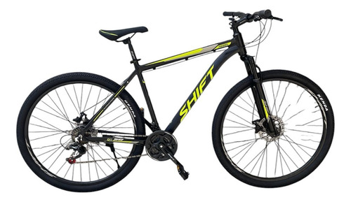 Bicicleta Mtb Rodado 29 Shift Rebel 21v Disco Mecánico Amarillo M