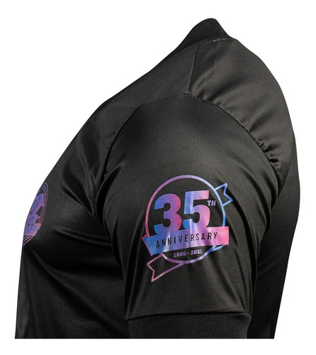 Imagen 4 de 4 de Jersey De Portero Rinat Keeper Kombat Infan Negro Rosa Azul