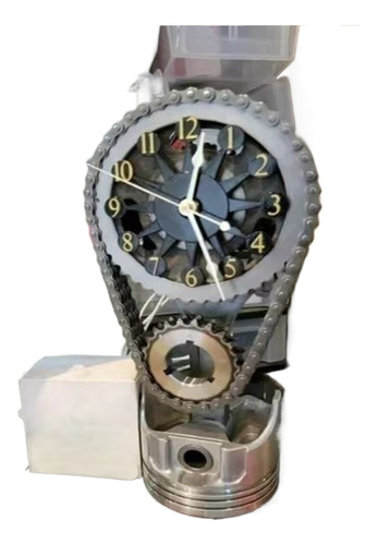 3d Creativo Estatua Vintage Reloj De Engranajes Giratorios