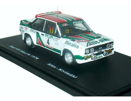 Fiat 131 Abart  Marku Alen Rally Portugal 1978 Escala 1:43