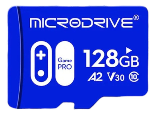 Microdrive Memoria Micro Sd Game Pro 4k 128gb Clase10 A2 V30