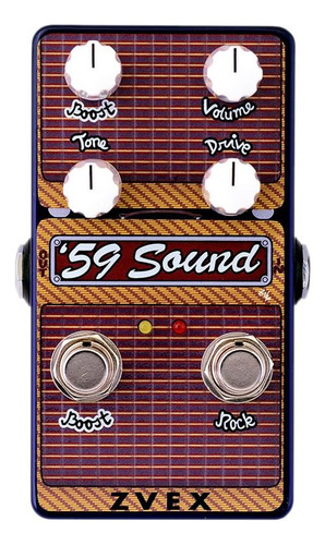Efectos Zvex Vertical Vexter 59 Pedal De Efectos De Guitarra