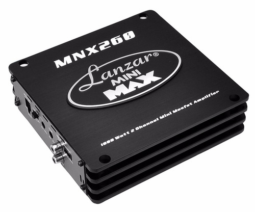 Mini Amplificador Potencia Lanzar Mnx260 2 Canales 500w Rms