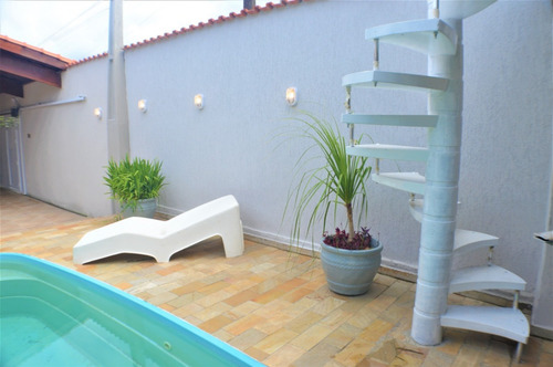 Imagem 19 de 21 de Casa Na Praia Com Piscina Pé Na Area Em Itanhaém Ref. 633