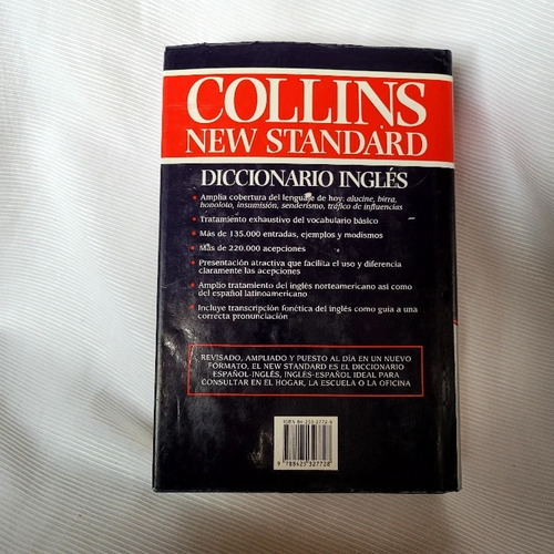 Imagen 3 de 10 de Diccionario Ingles Collins New Standard 2da Edicion T/dura