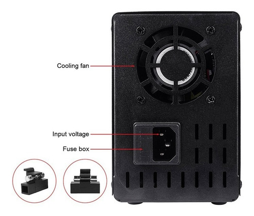 Imagen 5 de 5 de Fuente De Poder Regulable Variable De 0-60 V 0-5 A 300w