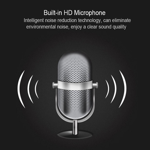 Audífono Bluetooth Micrófono Incorporado Diadema Ajustable