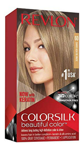 Revlon Colorsilk Beautiful Color Permanent Hair Color With 3