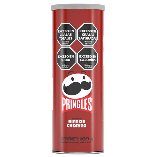 Papas Fritas Pringles Sabor Bife De Chorizo Snack Salado