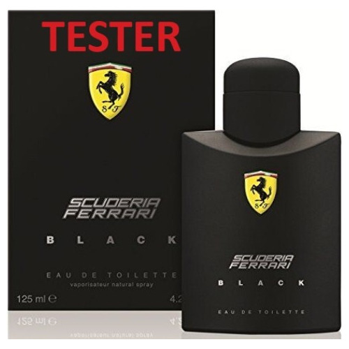 Perfume Ferrari Scuderia Black Tester Edt 125ml Caballero