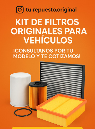 Kit De Filtros Aceite+nafta 4 Bares Para Polo 2015 -original