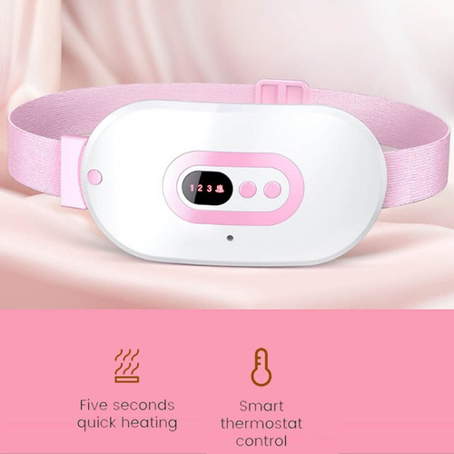 Massageador Infravermelho Cólicas Menstruais Vibra E Aquece