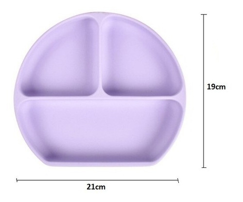 Imagen 3 de 3 de Set De Plato Cuchara Tenedor De Silicona Para Bebes