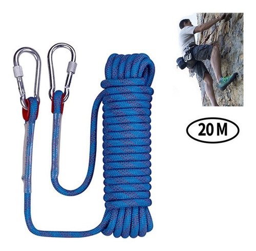 Cuerda De Montañismo 12mm Escalada Supervivencia Paracord 20