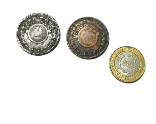 Monedas Antiguas Paraguay Cobre 1870 - Numismatica