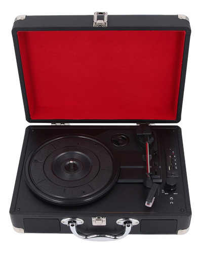 Tocadiscos Retro Con Tocadiscos Vintage Bt Usb 33 45 78 Rpm