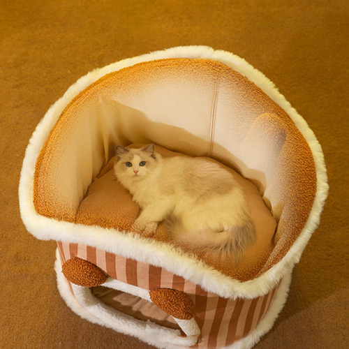 P Cama Para Gatos, Casa Para Dormir, Casas Para Marrón M