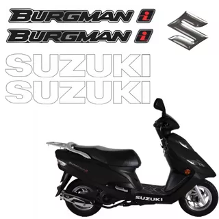 Kit Adesivo Suzuki Burgman 2011 Preta Bgm07