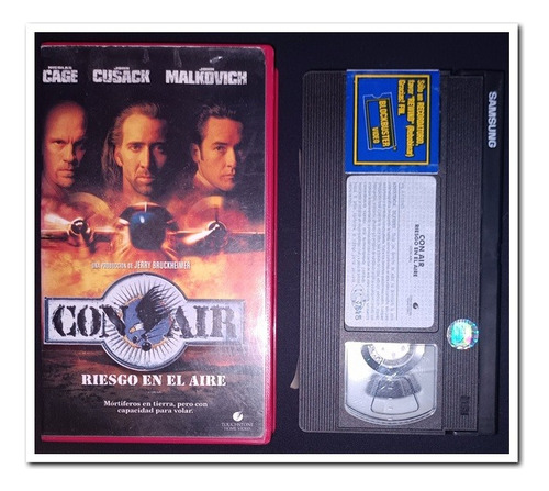 Con Air Riesgo En El Aire, Vhs