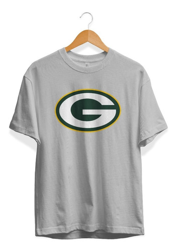 Remera Futbol Americano Nfl Green Bay Packers Color Gris