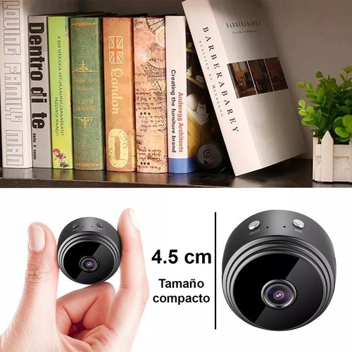 Mini Cámara Espía Oculta Wifi Hd 1080p Nanny De 3 Piezas
