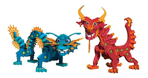 Juguetes Bloco Aqua Y Pyro Dragons | Juguete De Tallo | Cria