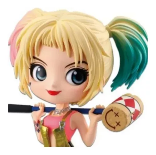 Boneca Arlequina 14cm - Harley Quinn Dc - Colecionável