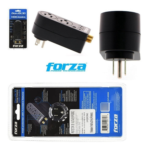 Forza Regulador Automático Voltaje Fvp-0200c  2 Coaxial