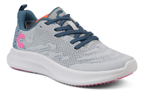 Tenis Para Mujer Cómodos Transpirables Charly 1059103 Gris