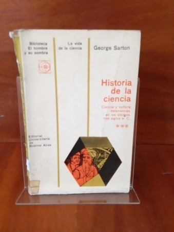 Historia De La Ciencia . George Sarton. Vol.3. Código 539