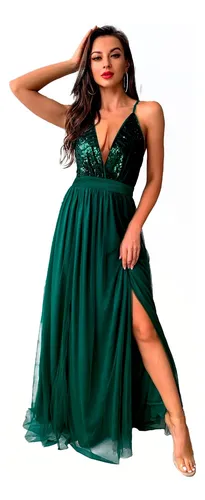 Vestidos verdes de fiesta largos store