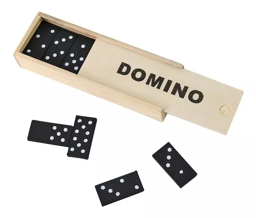 Jogo De Dominó Colorido 28 Pedras Profissional Osso Dominoes