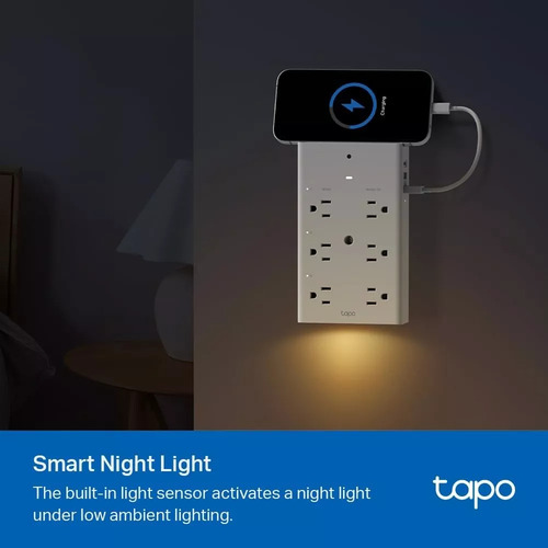 Extensor De Enchufe Inteligente Tp-link Tapo P306 Con Luz