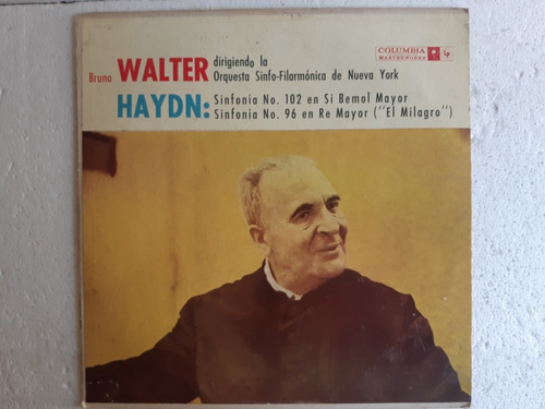 Disco Lp Bruno Walter / Haydn Sinfonías / Columbia