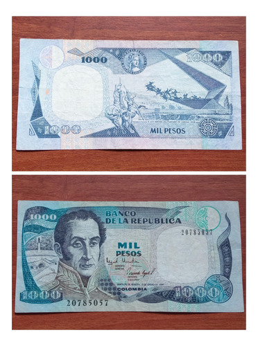 Billete De 1.000 Pesos, Colombia 1994.