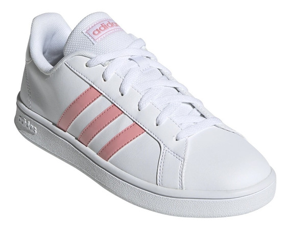 tenis adidas mujer blancos con rosa