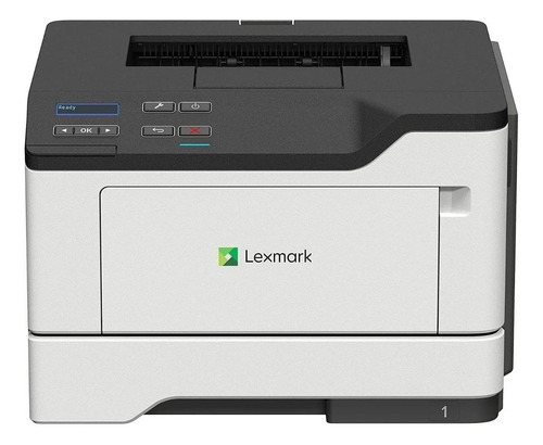 Impresora simple función Lexmark B2338dw con wifi gris y blanca 220V