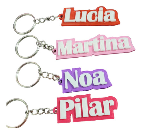 Llavero Personalizados Nombres  Ideal Souvenir X 30 Unidades