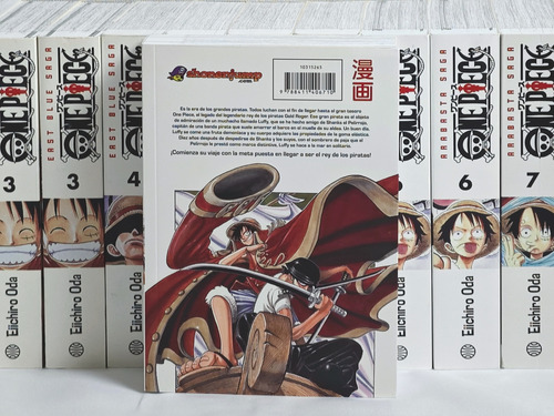 Manga One Piece Ver. 3 En 1 Tomo 1, Edit. Planeta Comic Esp