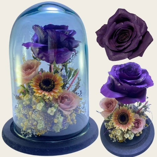 Rosa Eterna Natural Preservada Desiflor Decoración Y Regalo