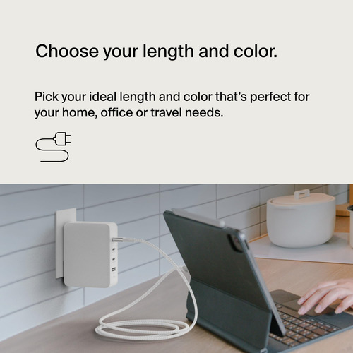 Cable De Alimentación Usb-c A Usb-c Belkin Boostcharge De 1