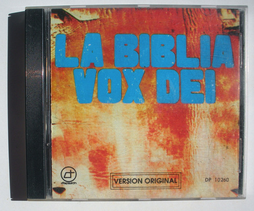 Vox Dei - La Biblia - Version Original - Cd Nacional