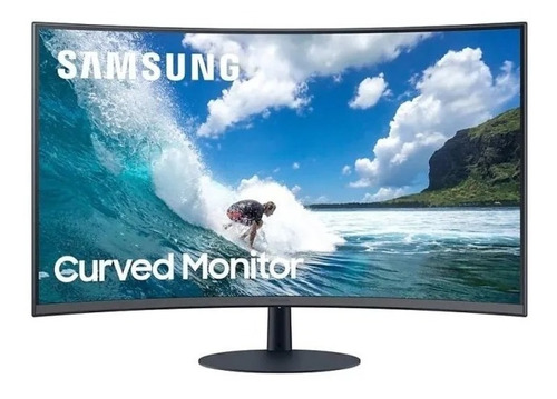 Imagem 1 de 2 de Monitor Curvo Samsung 31,5  Freesync 75hz Lc32t550fdlxzd