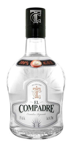 Tequila El Compadre Cristalino 1l