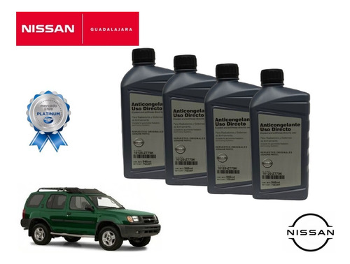 4 Litros De Anticongelante Original Nissan X-terra 2001